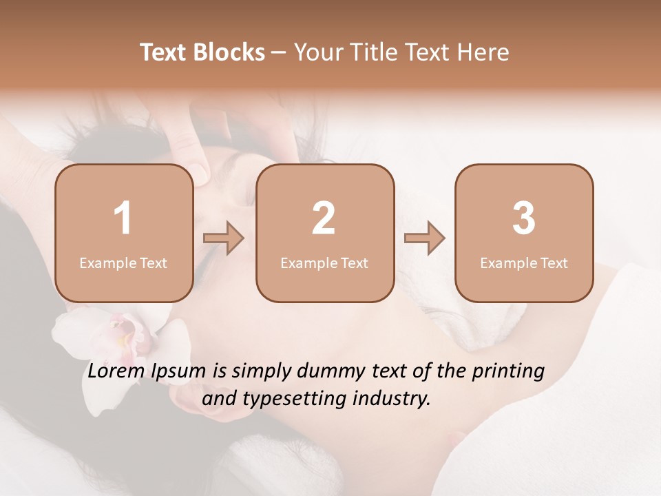 Sensuality Facial Head PowerPoint Template
