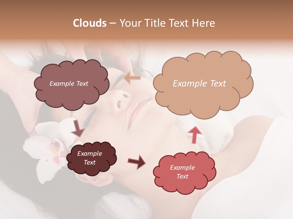 Sensuality Facial Head PowerPoint Template