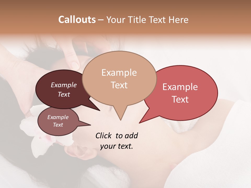 Sensuality Facial Head PowerPoint Template