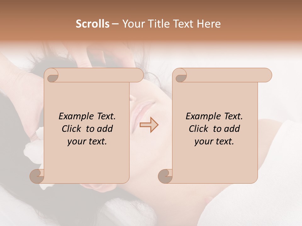 Sensuality Facial Head PowerPoint Template