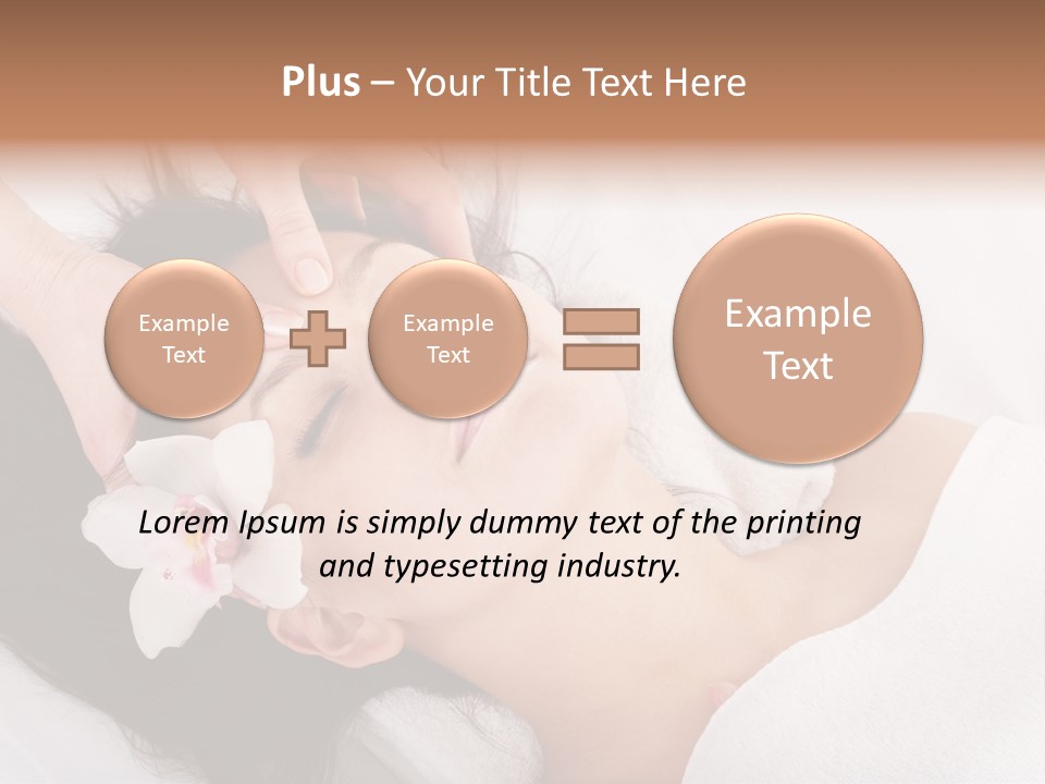 Sensuality Facial Head PowerPoint Template