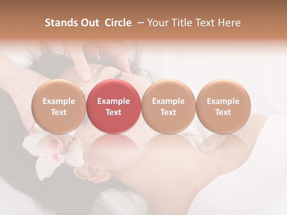 Sensuality Facial Head PowerPoint Template