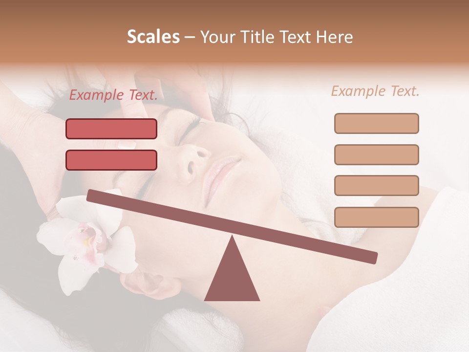 Sensuality Facial Head PowerPoint Template