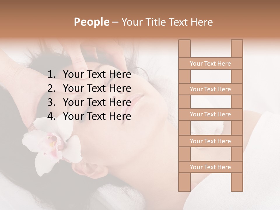 Sensuality Facial Head PowerPoint Template