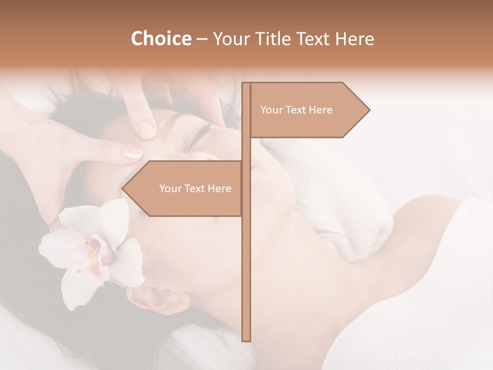 Sensuality Facial Head PowerPoint Template