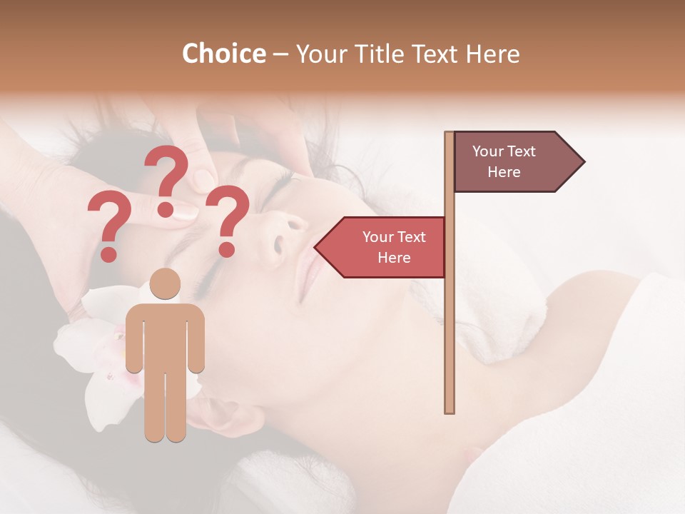 Sensuality Facial Head PowerPoint Template