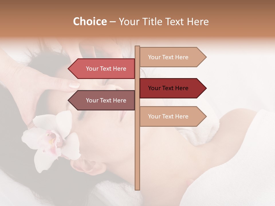 Sensuality Facial Head PowerPoint Template