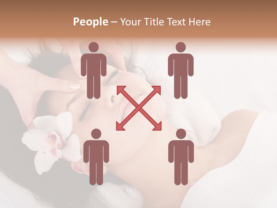 Sensuality Facial Head PowerPoint Template