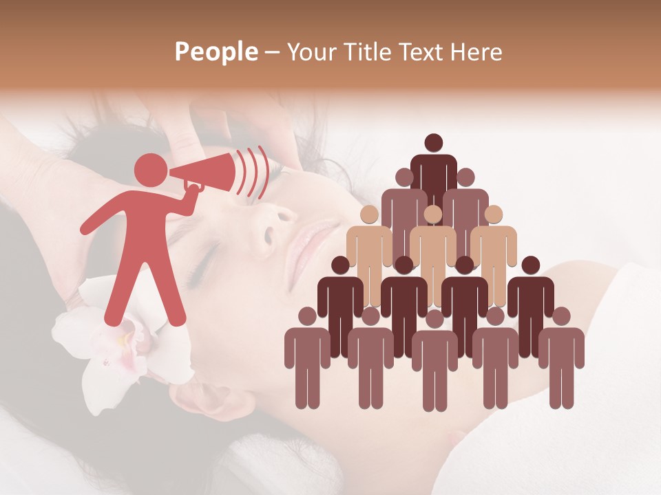 Sensuality Facial Head PowerPoint Template