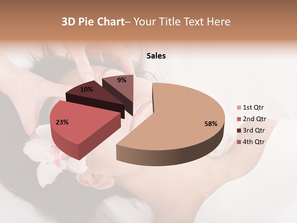 Sensuality Facial Head PowerPoint Template