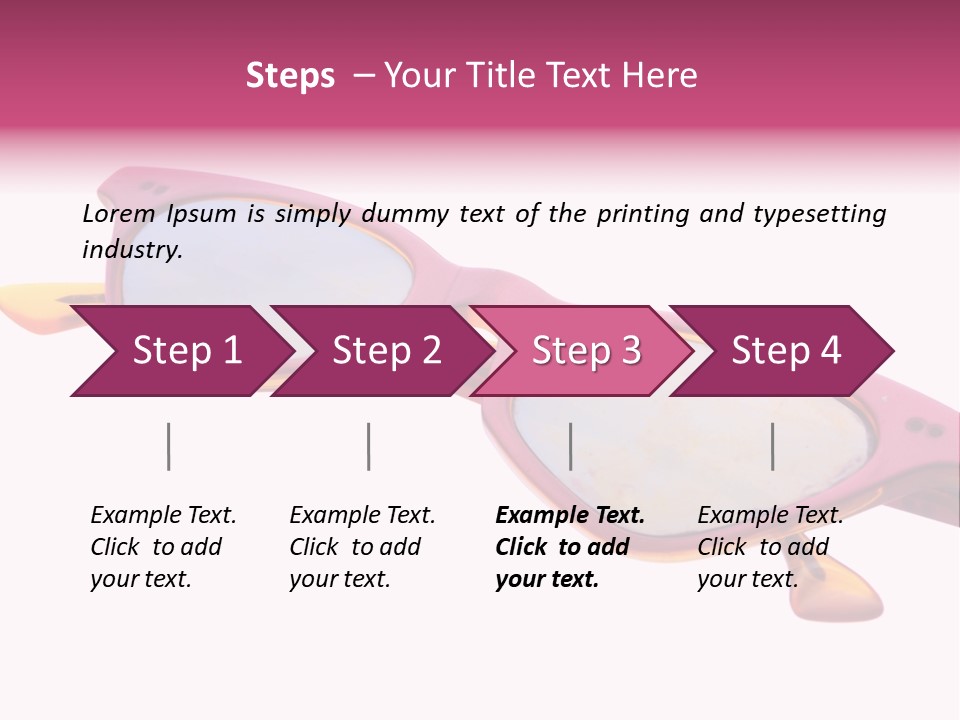 Glory Stand Flag PowerPoint Template