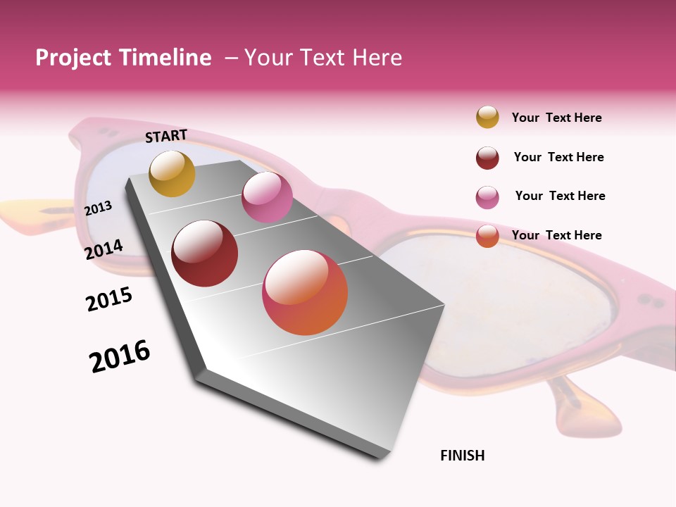 Glory Stand Flag PowerPoint Template