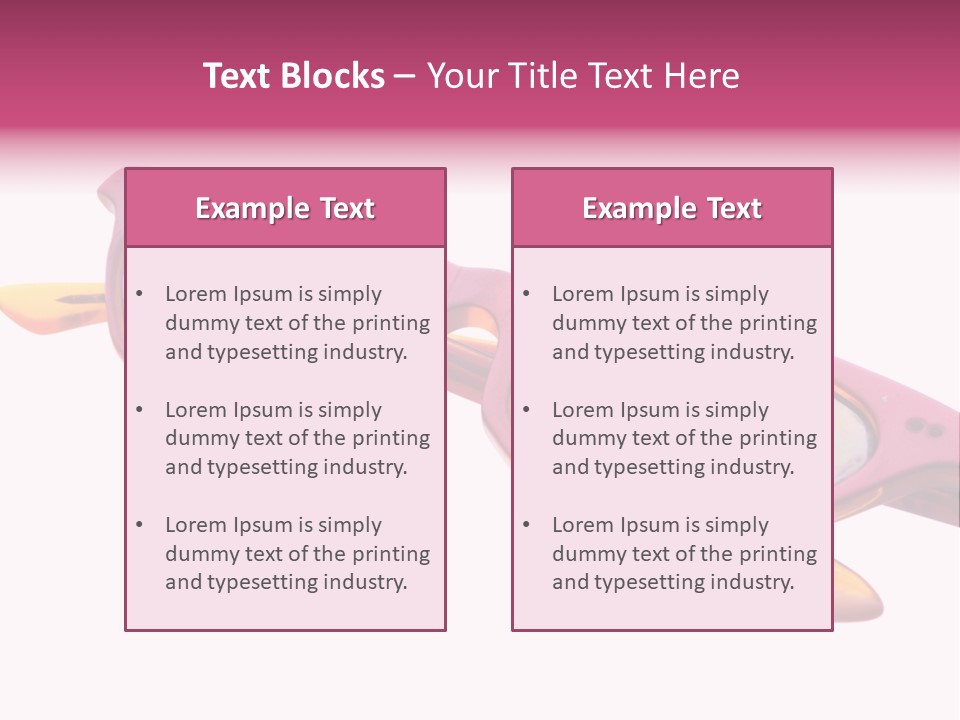 Glory Stand Flag PowerPoint Template