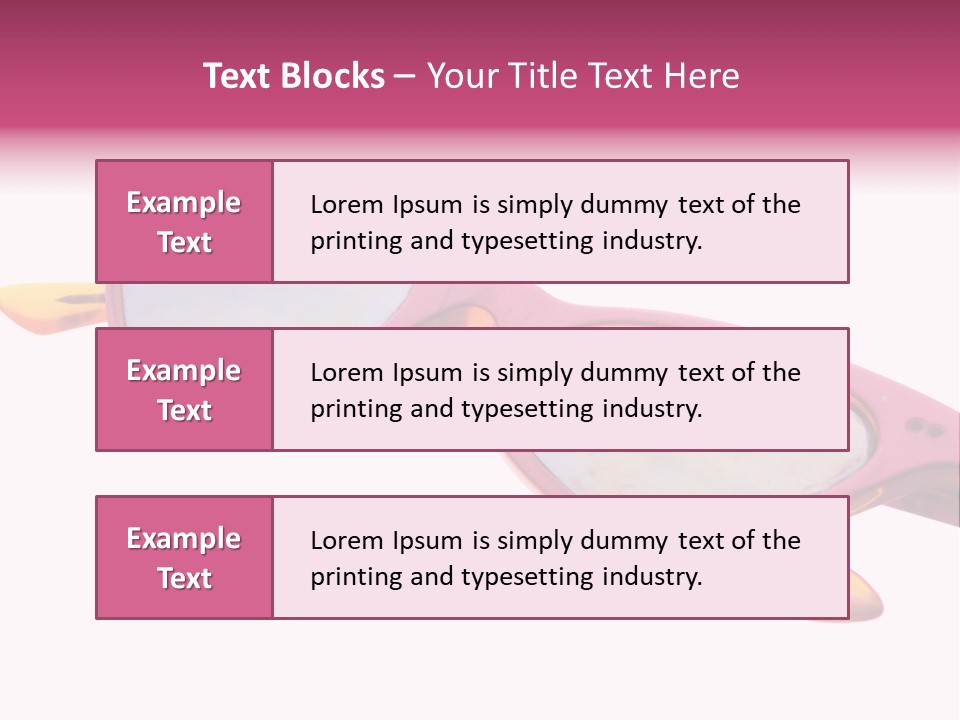 Glory Stand Flag PowerPoint Template