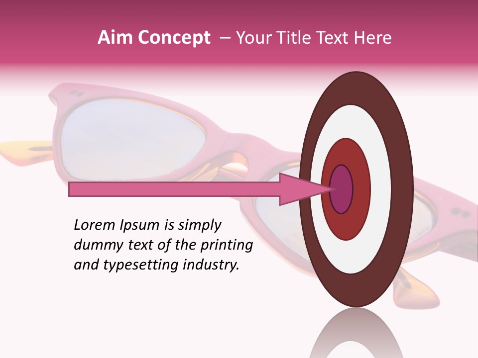 Glory Stand Flag PowerPoint Template