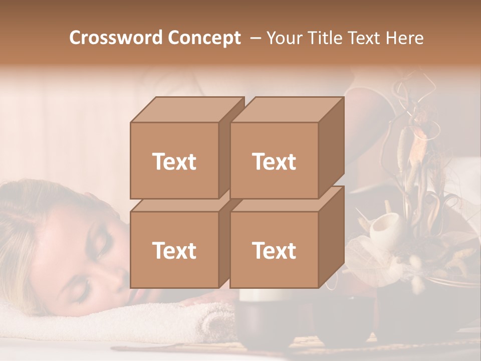 Calm Rest Masseur PowerPoint Template