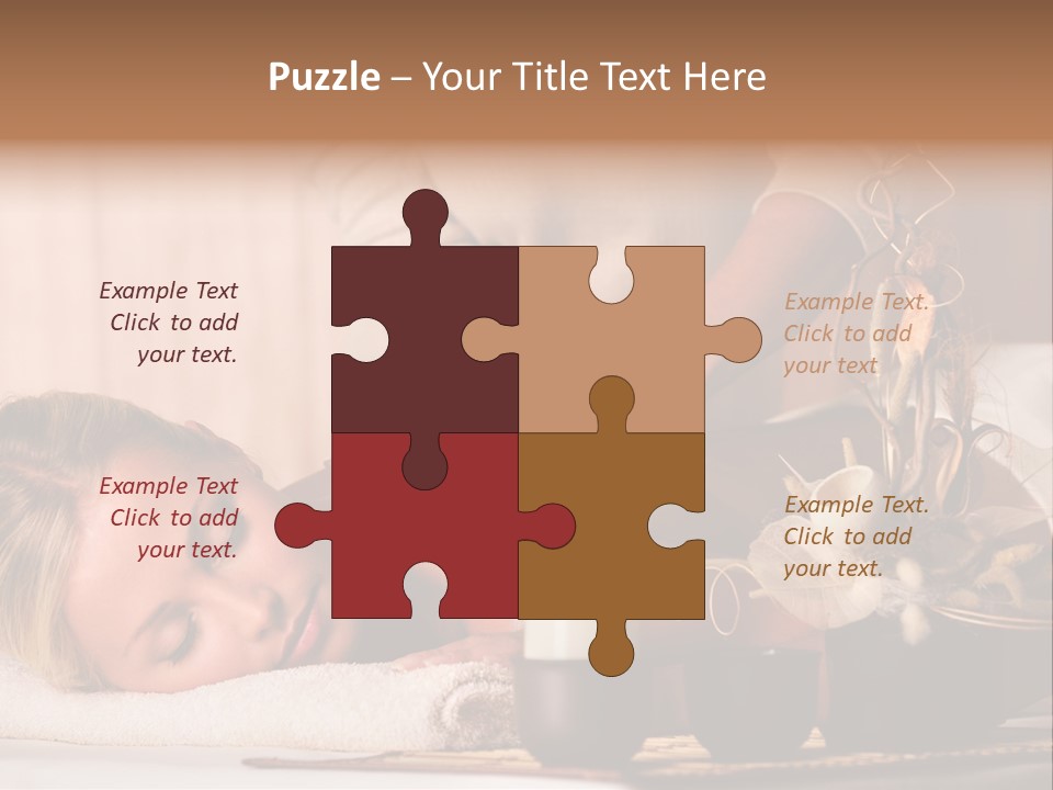 Calm Rest Masseur PowerPoint Template