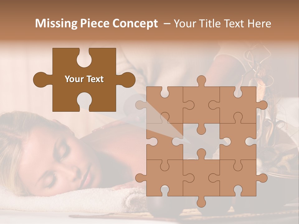 Calm Rest Masseur PowerPoint Template