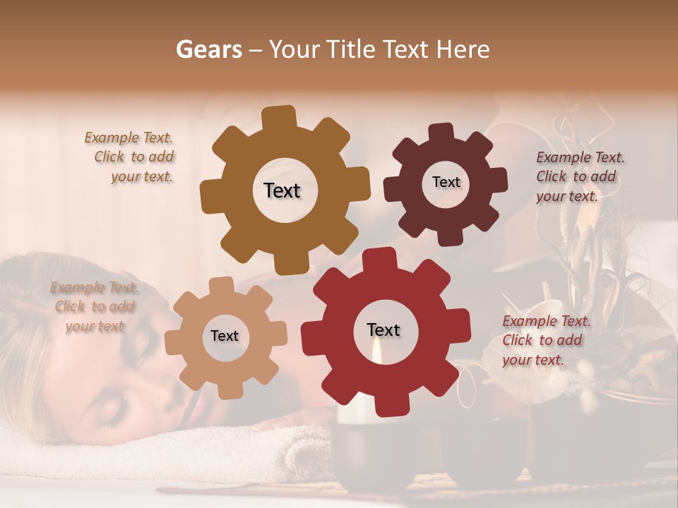 Calm Rest Masseur PowerPoint Template