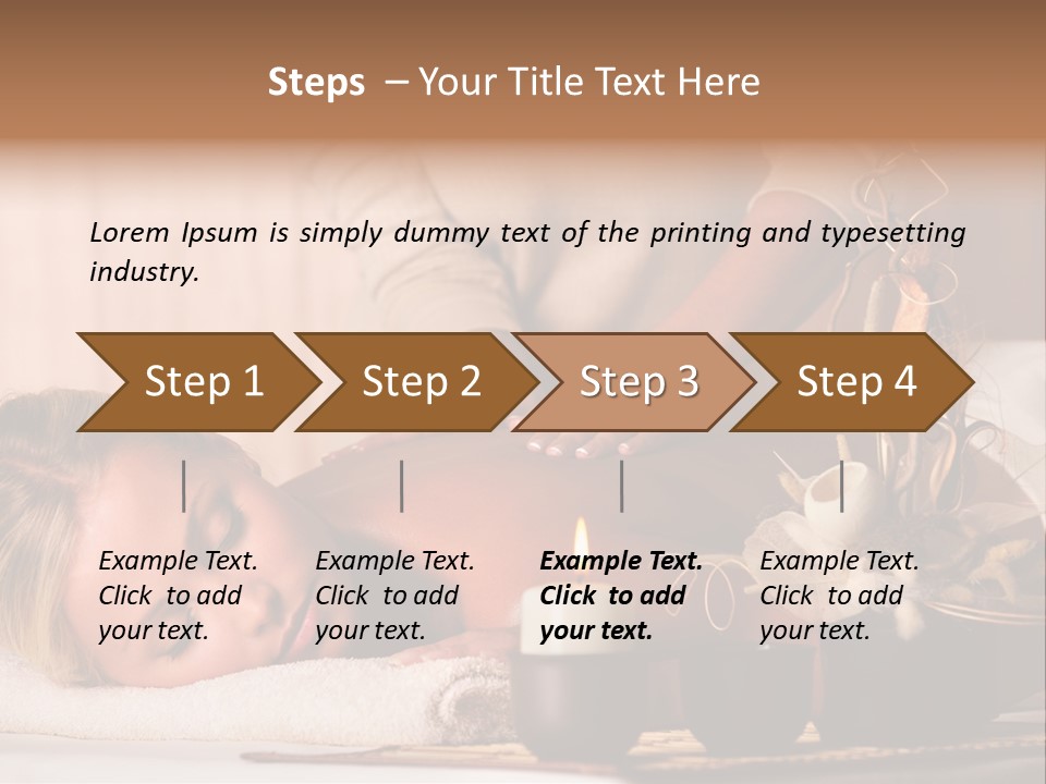 Calm Rest Masseur PowerPoint Template