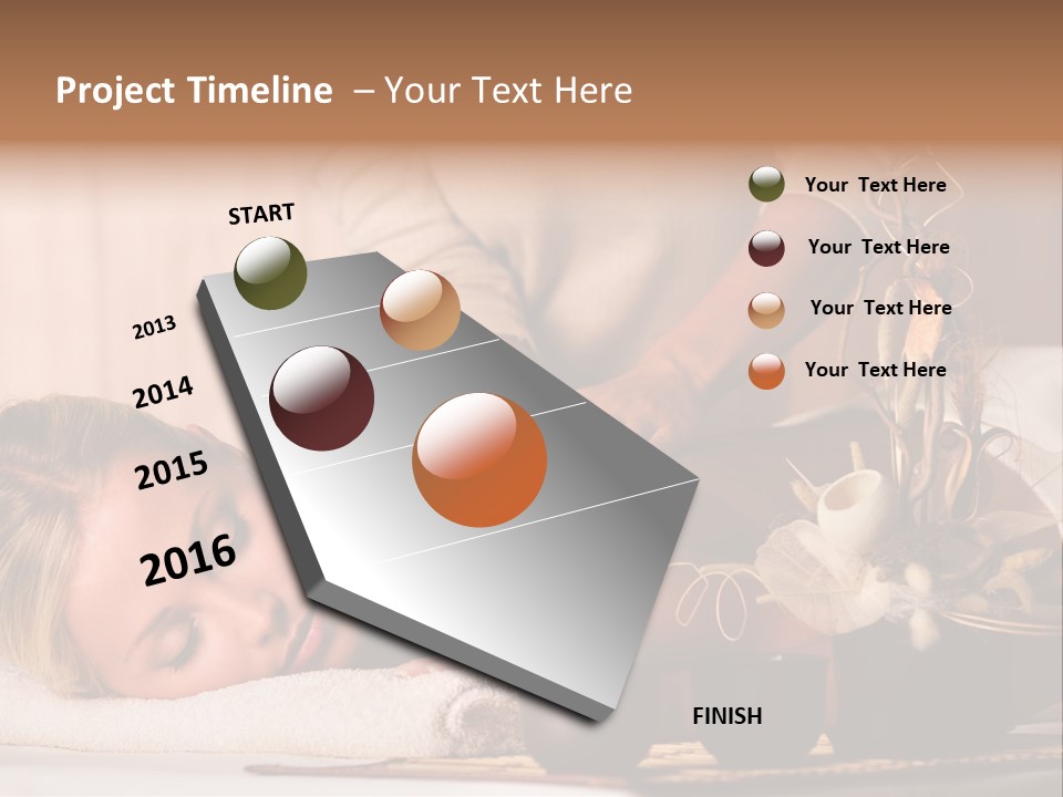 Calm Rest Masseur PowerPoint Template
