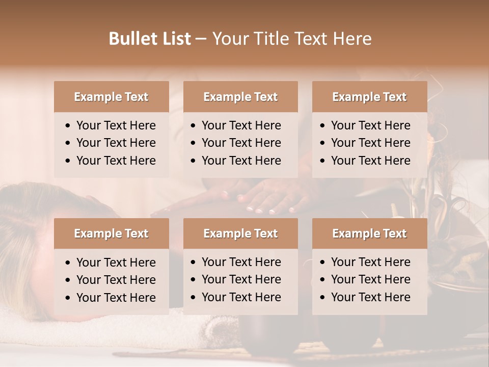 Calm Rest Masseur PowerPoint Template