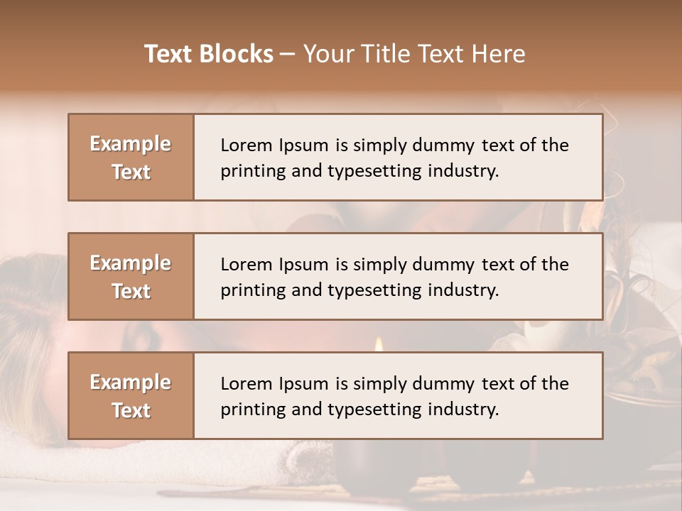 Calm Rest Masseur PowerPoint Template