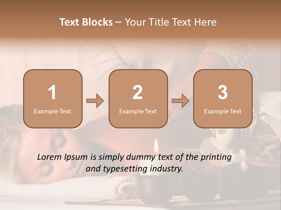 Calm Rest Masseur PowerPoint Template