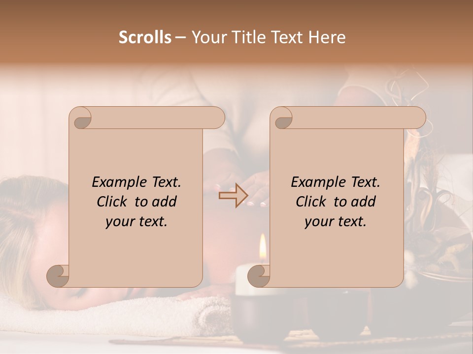 Calm Rest Masseur PowerPoint Template