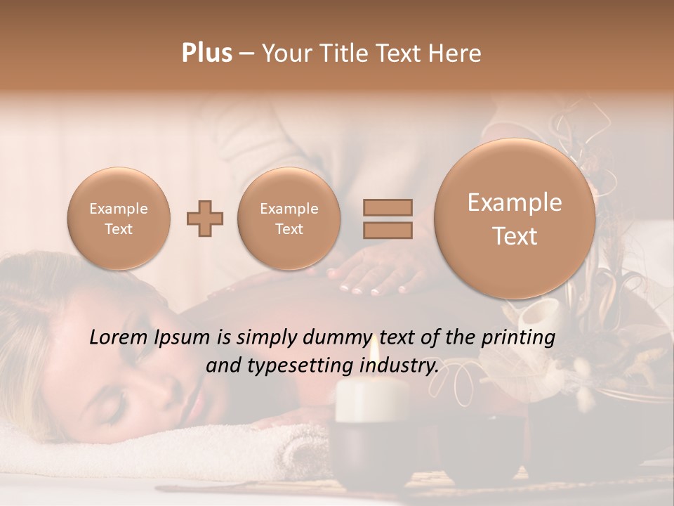 Calm Rest Masseur PowerPoint Template