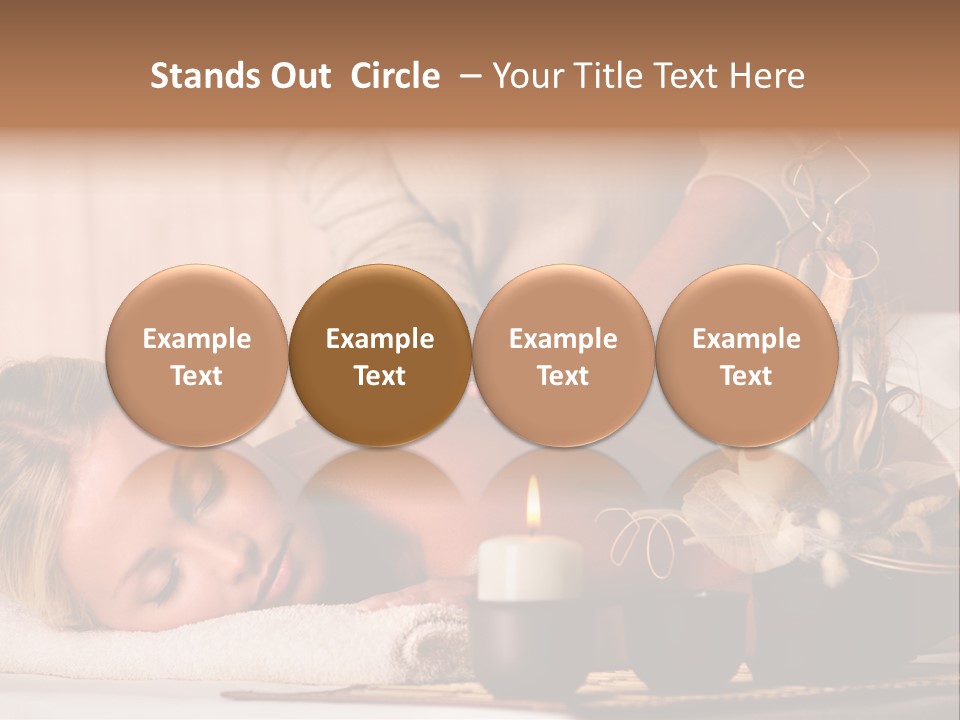 Calm Rest Masseur PowerPoint Template