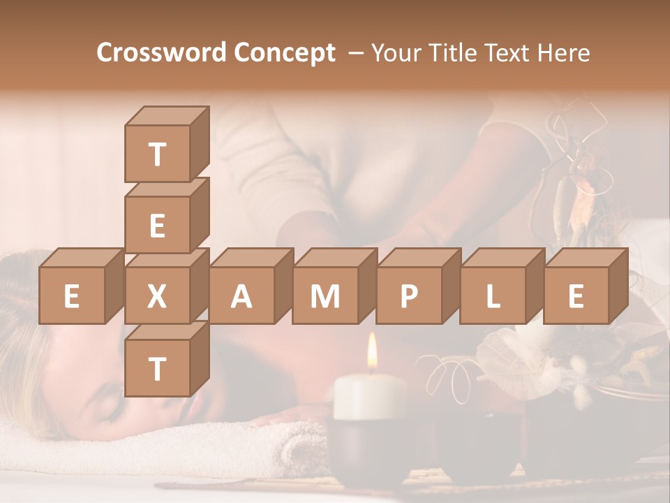 Calm Rest Masseur PowerPoint Template