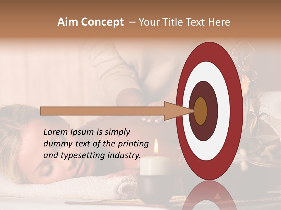 Calm Rest Masseur PowerPoint Template