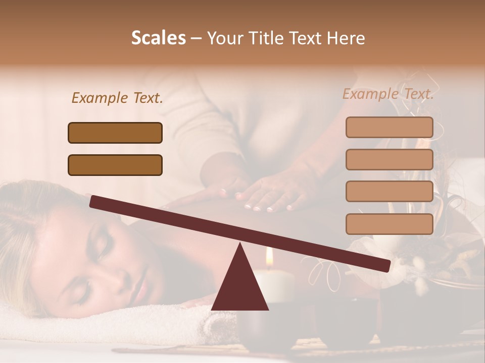 Calm Rest Masseur PowerPoint Template