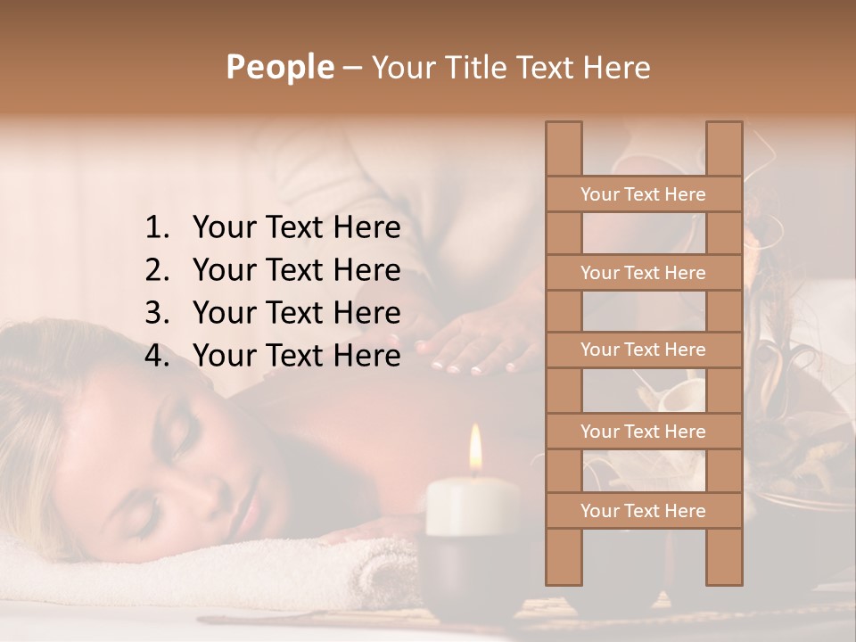 Calm Rest Masseur PowerPoint Template
