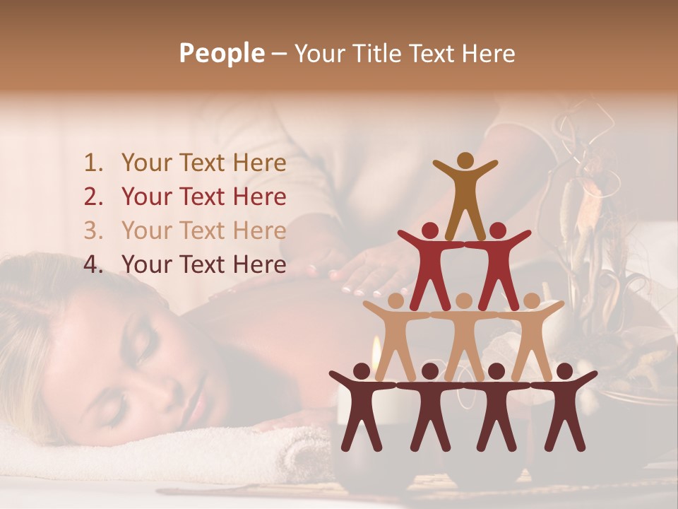 Calm Rest Masseur PowerPoint Template