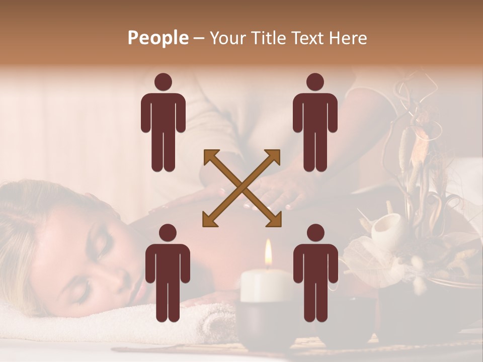 Calm Rest Masseur PowerPoint Template