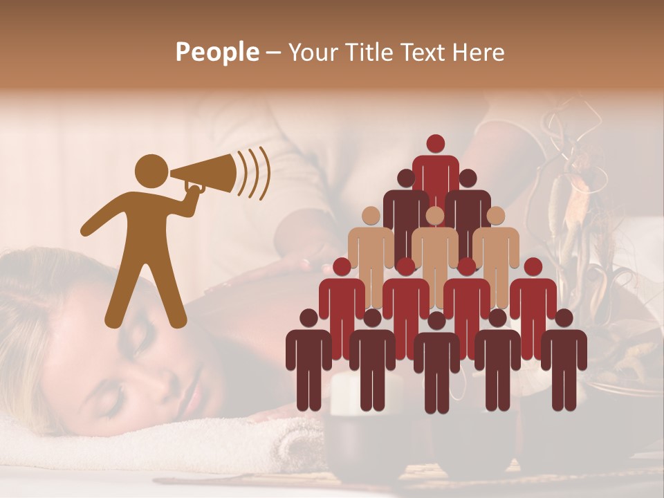 Calm Rest Masseur PowerPoint Template