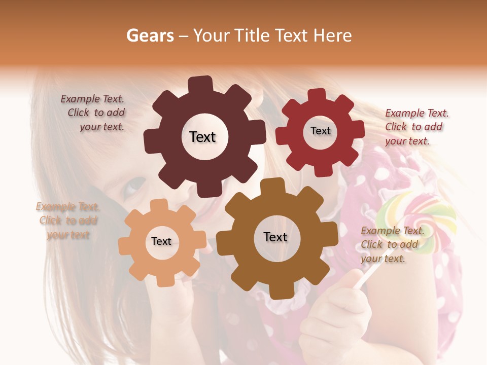 People Dessert Eating PowerPoint Template