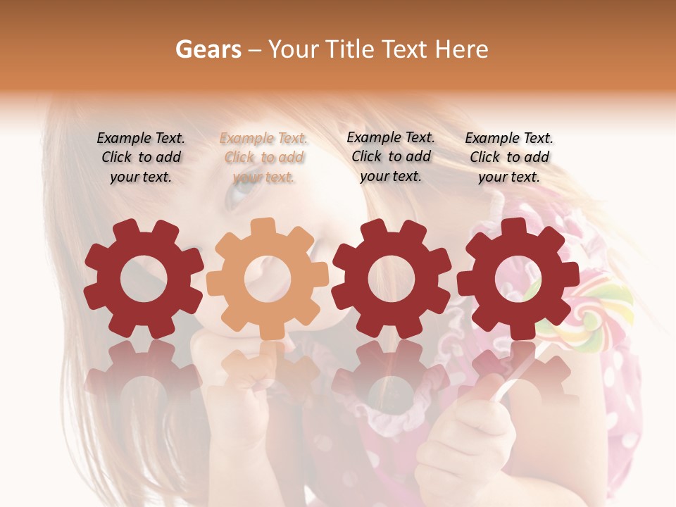 People Dessert Eating PowerPoint Template