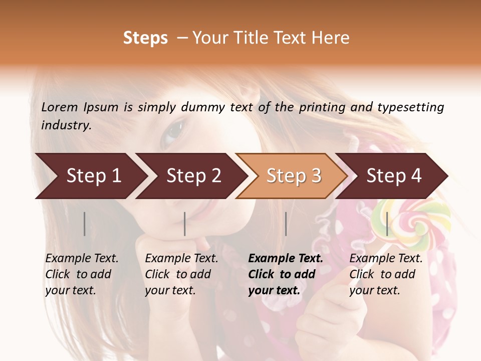 People Dessert Eating PowerPoint Template
