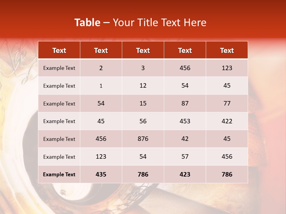 Detail Indoors Decorative PowerPoint Template