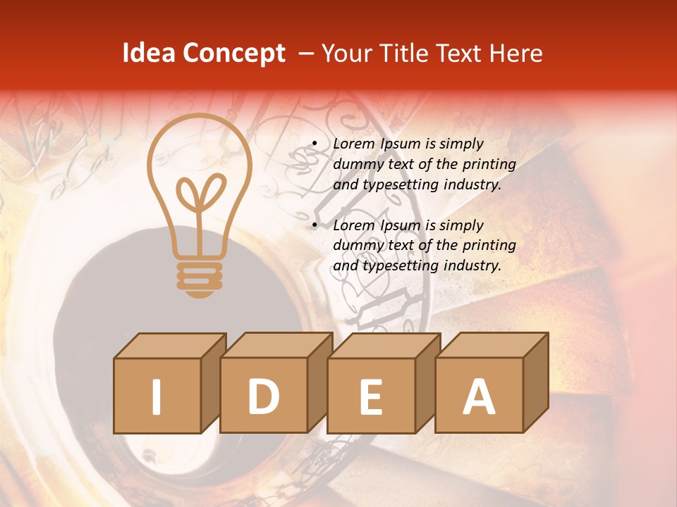 Detail Indoors Decorative PowerPoint Template