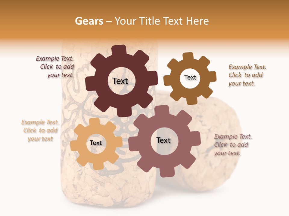 Covering Propriete Wine PowerPoint Template