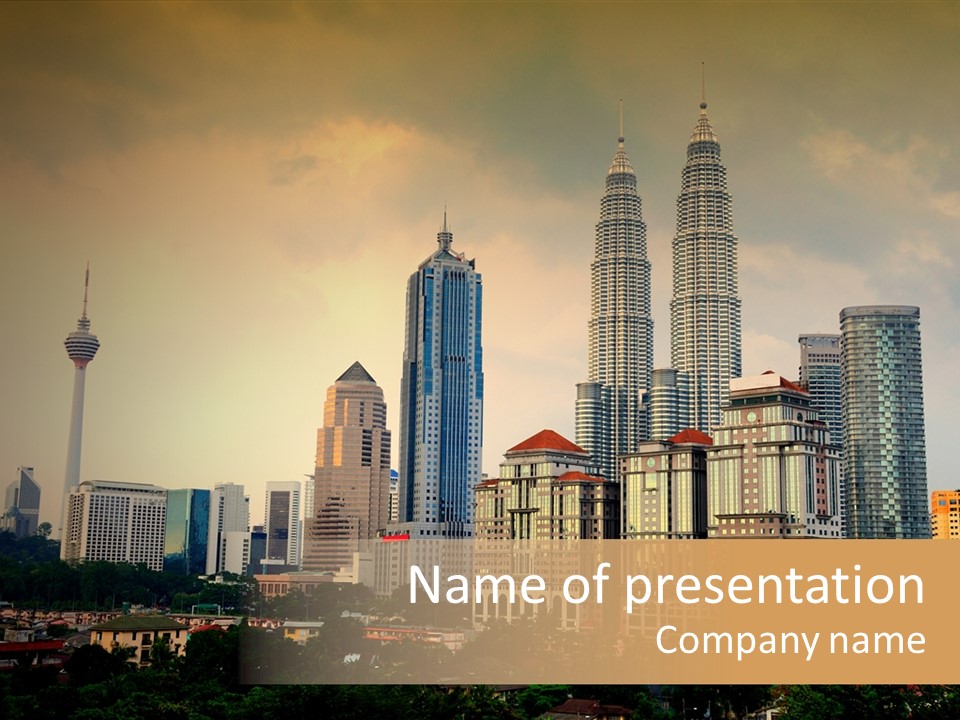 Malaysian Night Attraction PowerPoint Template