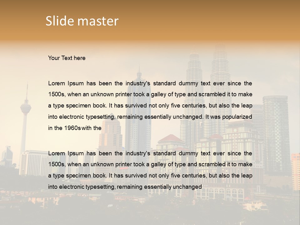 Malaysian Night Attraction PowerPoint Template