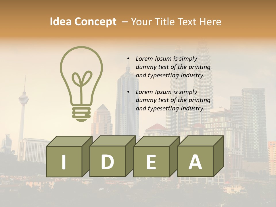 Malaysian Night Attraction PowerPoint Template
