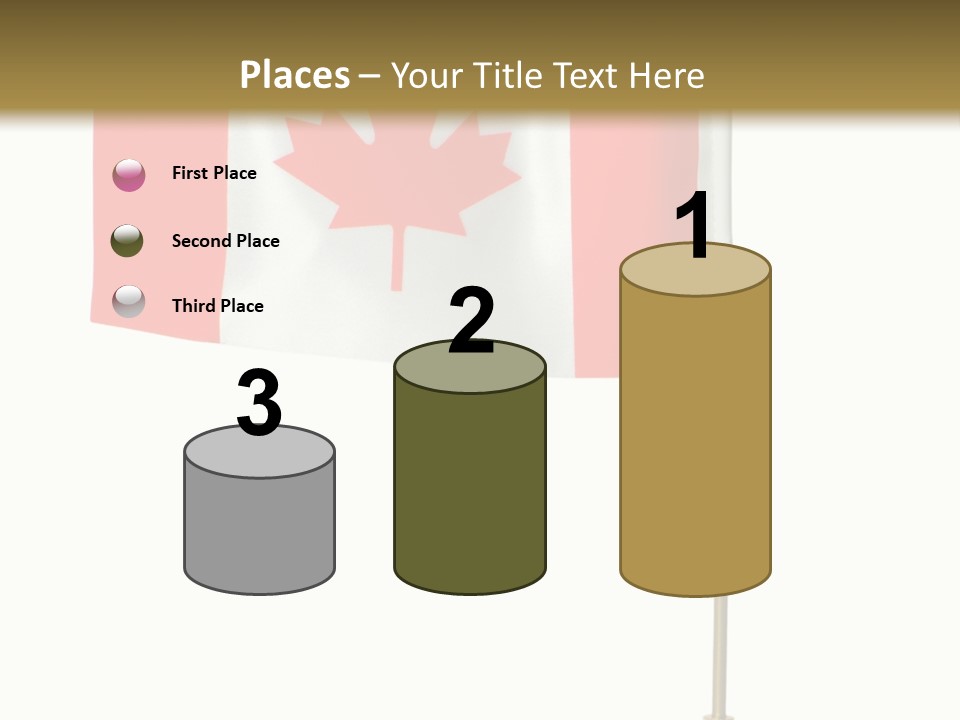 Glory Stand Flag PowerPoint Template