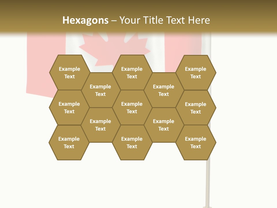 Glory Stand Flag PowerPoint Template