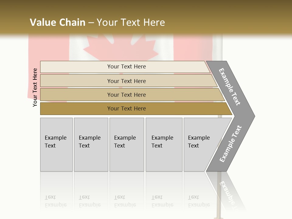 Glory Stand Flag PowerPoint Template